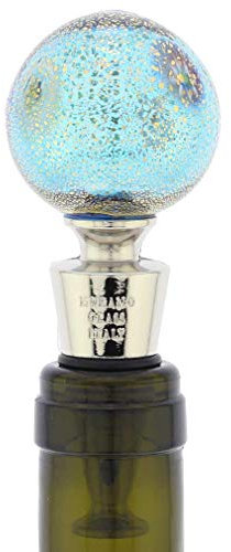 Bouchon de bouteille en verre de Murano Millefiori et or