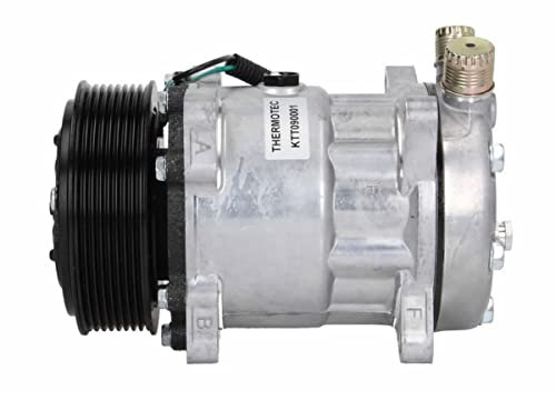 THERMOTEC KTT090001 Compresseur de clim SD7H15 PAG 100 R134a Compatible avec MAN TGA TGM I TGS I TGX I