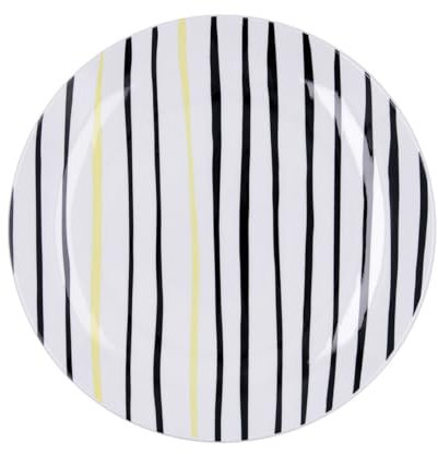 Bidasoa Zigzag Plato Llano Porcelana 26,5cm Porcelana Apto Microondas Apilable