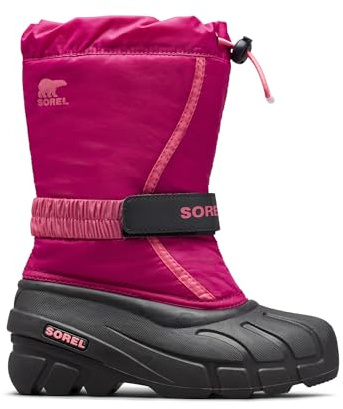 SOREL Children's Flurry Boot - Deep Blush, Tropic Pink - 12