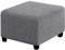 RIRWICM Funda de Puff elástica de Fundas otomanas cuadradas Funda de Reposapiés cuadradas Cubierta reposapiés para Sofa Stretch-Ottomane-Bezug