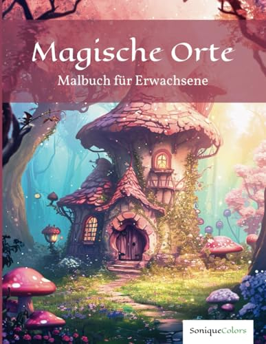 Magische Orte – Malbuch für Erwachsene: 50 traumhafte Motive von bezaubernden Märchenwelten für ein kreatives Ausmalabenteuer und entspannende Stunden voller Fantasie