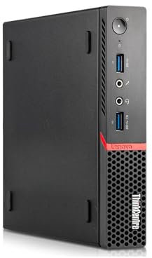 Lenovo ThinkCentre, Mini Pc Tiny, Intel i5-6500T 4 Core 2.5Ghz, Ram 8Gb SSD 256Gb, Win 10, Pc Desktop Mini Pronto all'uso con Libre Office e Chiavetta Wi-fi (Ricondizionato)