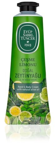 EYÜP SABRİ TUNCER Hand- und Körpercreme mit Olivenöl, Çeşme Zitrone, 50 ml
