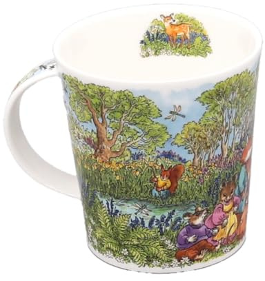 Dunoon Lomond Woodland Tales Hirsch Tasse aus feinem Knochenporzellan
