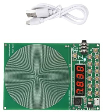 BUBEFSKD Generatore di risonanza Digitals Schumanns Ampia gamma da 0 01 Hz a 100.000 Hz Regolazione della frequenza personalizzabile Interfacce di controllo facili da usare Generatore d'onda