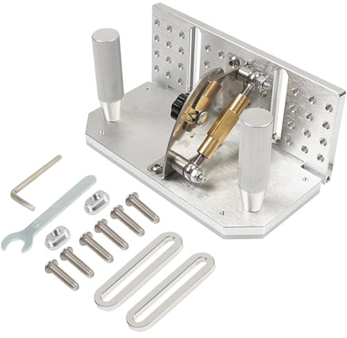 Meuleuse à bande affûteuse avec double plaque de presse - Machine de ponçage coudée - Gabarit de meulage en aluminium pour ponceuses