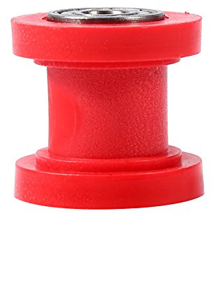Universal Pulley Tensioner, 8mm ID Chain Roller Tensioner Guide Wheel, Chinese Dirtbike Pit Bike(Red)