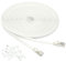 Amazon Basics Cavo patch per connessione internet, piatto RJ45 Cat-7, 10 Gigabit ethernet - 9.1 m, Bianco