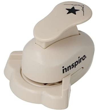 INNSPIRO Eckstanzmaschine Corner Punch Stern, 25 mm, Stanzer für Scrapbooking, Basteln, Kartenherstellung
