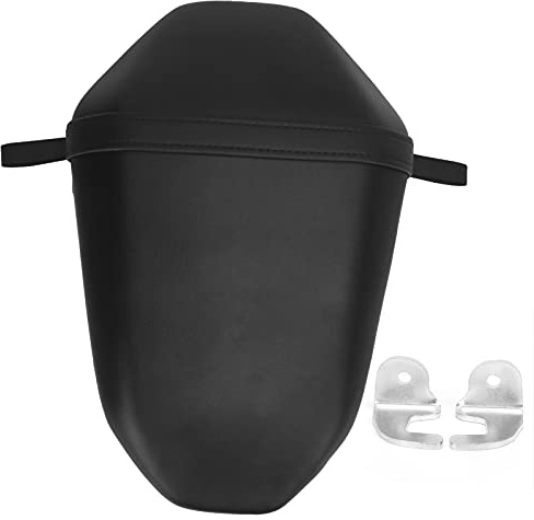 KIMISS Asiento De Pasajero Para Motocicleta, Asiento De Pasajero Trasero Negro Con Aislamiento Térmico, Repuesto De Cojín Trasero Para MT-07 2018-2019