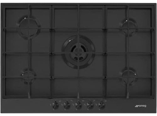 SMEG PX375MB, CLASSICA-Gaskochfeld, Black mat