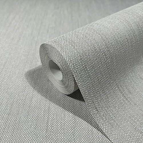 marburg Carta da parati grigio beige struttura moderna per camera da letto o soggiorno, made in Germany, 10,05 x 0,53 m