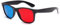 1Pc Colore Rosso e Blu Universale Occhiali 3D TV Film Dimensionale Anaglifo Video Frame 3D Occhiali Gioco DVD Vetro, Occhiali 3D, Accessori