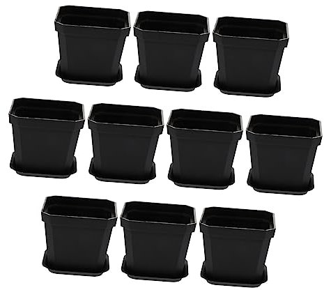 POPETPOP 10pezzi Vasi Per Fioriere Miniature Per e Vasi Decorativi Sottovaso Per Decorazione e