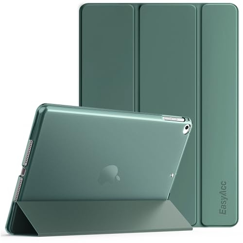 EasyAcc Hülle für iPad 6. Generation /5. Generation/iPad Air 2/ Air 1 | 9.7 Zoll Ultra Dünn Smart Schutzhülle mit Auto Schlafen/Wachen Funktion,Dunkelgrün