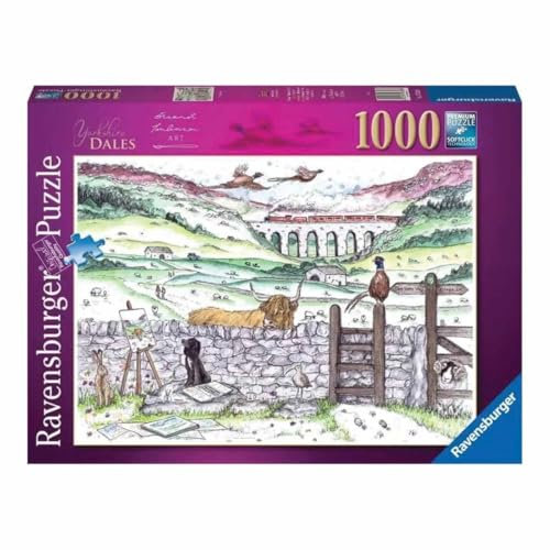 Ravensburger Yorkshire Dales 1000 Piece Jigsaw Puzzles for Adults and Kids Age 12 Years Up