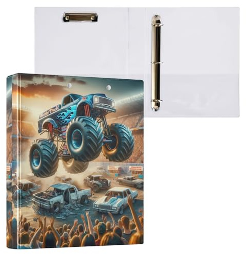 Trucks Competition 3,8 cm Ordner mit 3 Ringen D-Ringbuch 3,8 cm Ordner mit Taschen