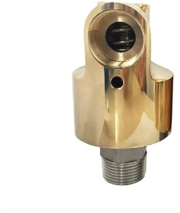 IndusTradCorp HD20 DN20 3/4 Zoll Drehgelenk, 360 Drehgelenk, Messingdrehverbindung, Wasser-Luft-Drehgelenk(Left Thread)