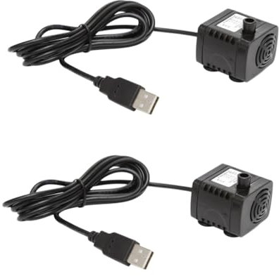 SUPVOX 2 Pièces pompe à eau réservoir air Piscine bouteille distributeur gonflable portable pompes submersibles pompe immergée mini étanche Black