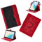 Custodia per Majestic TAB 922 MAX Tablet Cover Custodia Case Rotazione a 360 gradi Angeli Multi-Viewing Custodia in pelle PU Stand Folio Rosso