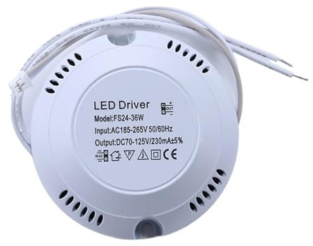 1 Uds. Controlador LED AC165-265V a 24-82V 70V-130V fuente de alimentación iluminación for lámpara de luz de techo LED 8-36W(24-36W)
