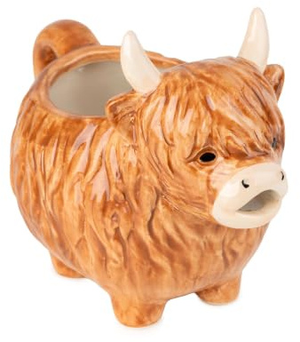 3D Gravy Boat Highland Cow Shape