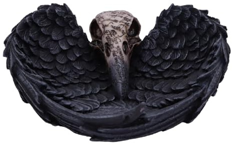Nemesis Now Edgar's Raven None Dekoartikel schwarz/beige Gothic Standard
