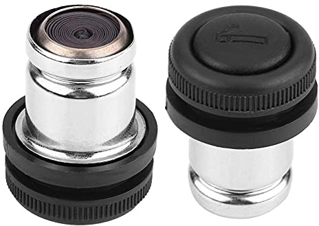 Encendedor de Cigarrillos Delantero ABS Ensamblaje de Encendedor de Cigarrillos Delantero para Coche de 12V Diámetro Interno 21 mm