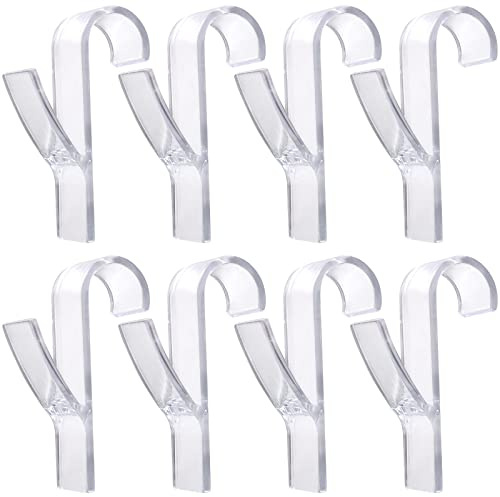 Ganci per Termoarredo Datto per Bagno, 8 Pezzi, per Radiatore, in Plastica, Appendi Accappatoio, Scaldasalviette, Robusti, per Cucina
