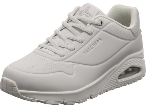 Skechers Femme Uno - Shimmer Away Basket, Blanc, 37 EU