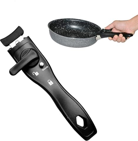 Manico Universale Rimovibile per Pentola - Maniglia in Bachelite di Ricambio - Accessori Impugnatura per Pentole da Cucina