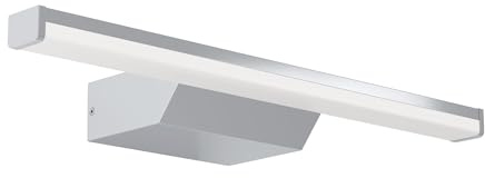 EGLO Connect.z Smart-Home LED Spiegelleuchte Regello-Z, L 60 cm, ZigBee | App und Sprachsteuerung Alexa, Lichtfarbe einstellbar (warmweiß-kaltweiß), RGB, dimmbar, Bad Wandlampe, silber, IP44