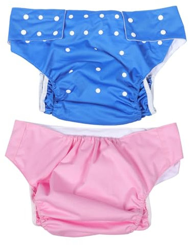 minkissy 2St Stoffwindeln für Erwachsene inkontinenzhosen diapers wiederverwendbare Stoffwindel für Erwachsene Männer Unterwäsche aus Baumwolle stillende Stoffwindeln Sanitärhosen Pul-Plane
