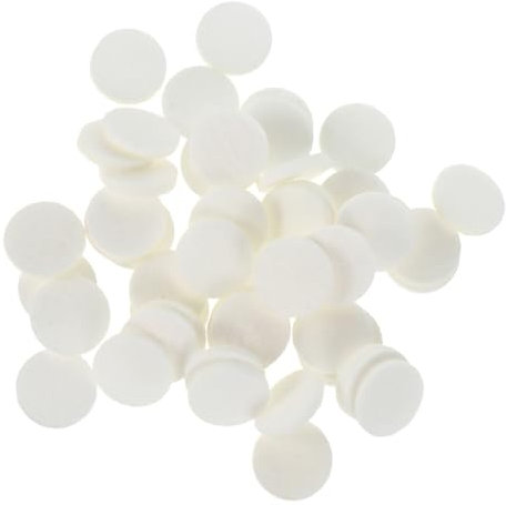 Levemolo 200stücke Rund Baumwoll Aroma Pads Für Ätherische Öle Nachfüllbare Aromatherapie Diffusor Pads in Weiß Passend Für Öl Anhänger Weiche Haushaltsdiffusor Für Duftöl Verwendung