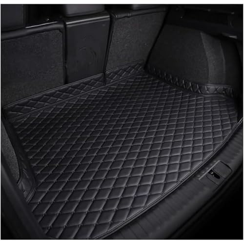 QSLLLY Car trunk mat for DS7 DS 7 Crossback 2018 2020 2021 2022 2023 2024,Rear Trunk Protector Mat Leather Boot Liner Mats Boot Protector Tear Resistant Waterproof Interior Accessories,B