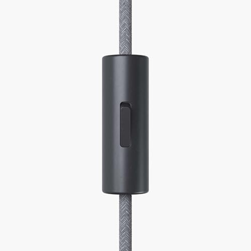 Lightstock Tasteful Switch, Zylindrischer Schalter, 1-pol., mit Erdungsklemme - Schwarz