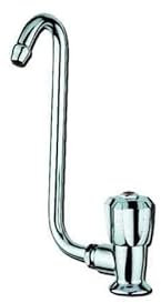 Robinet ELKA CHROME avec bec rabattable pour caravane et camping-car