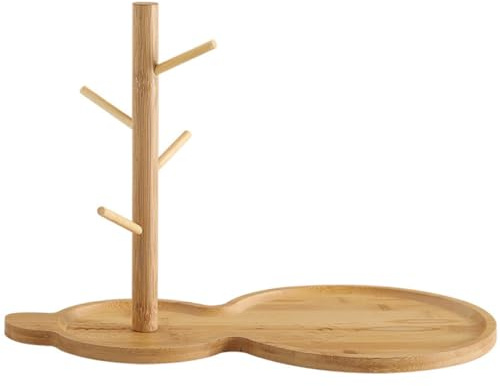 BESTYASH Plateau Vide-poches Bois Pour Clés Et Bijoux Présentoir De Décoration Pour Entrée Et Table De Chevet Organisateur De Petits Objets