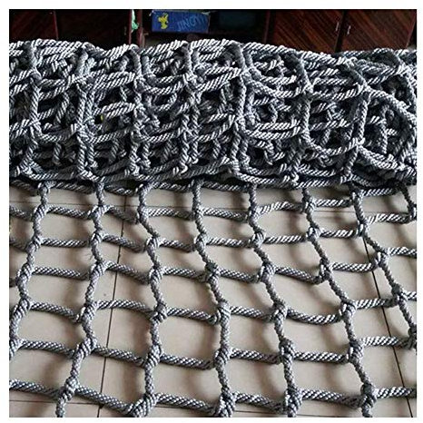 Outdoor-Kletternetz für Kinder und Erwachsene, 12 mm Seil, 10 cm, Netz, Cargo-Netz, Armee-Kletterleiter für körperliches Training, großes Sicherheitsnetz für drinnen und draußen, 1 x 2 m