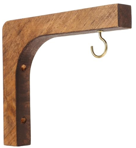 CIMAXIC Gancho De Madera Para Colgar Plantas Soporte De Pared Para Maceta Diseño Moderno