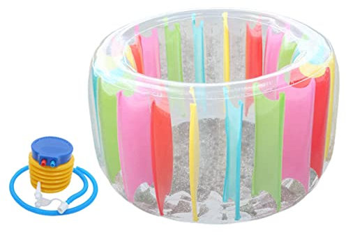 ifundom Aufblasbare Wasserrolle Schwimmrolle Krabbelrolle Mit Luftpumpe Aus Hochwertigem PVC-Material Für Schwimmbad-flachspielzeug