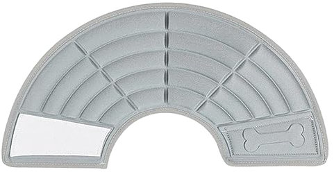Mikikit Anti-leck-Kragen Ausbildung Welpe Erholung Zubehör Klein Mittel Elisabethanisches Halsband Für Hunde Elisabethanisches Haustierhalsband Grey