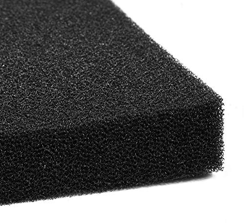 Akvariumfiltersvamp, Fiskbehållare Svamp 3 Storlekar Fiskbehållare Akvariumfilter Biokemisk Svamp Skumdyna med Reeffiltrering Bomull Akvariumfilter Tandtråd för Filter (50 * 50 * 5 cm tjockt hål)