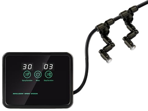 Reptile Sprayer With Timer - Automatic Sprayer 360° Rotatable Nozzle - Intelligent Spray System Adjustable Automatic Sprayer For Reptile Box, Humidification Kit For Reptile Turtle Tank Automatic Spray