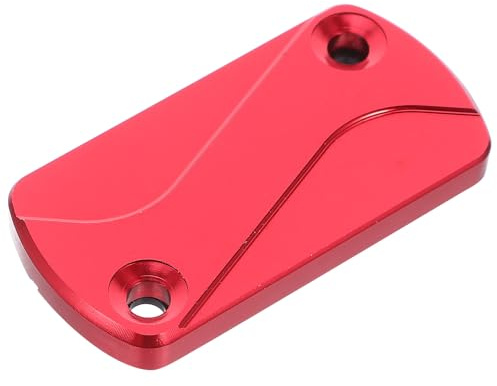 ibasenice Coperchio Serbatoio Liquido Freni Anteriore in Alluminio Resistente per Moto Ricambio Compatibile con Pompa Freno Frontale Tappo Sigillante per Modifica DIY