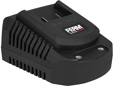 FERM AX-Power - Chargeur Rapide 20V - Base de Charge Rapide