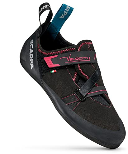 Scarpa Velocity Women, 38.5/38.5 EU, Black-Raspberry