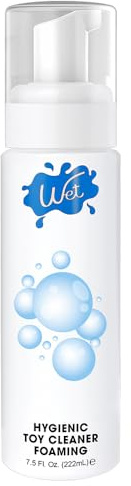 Wet Hygienic Foaming Toy Cleaner, All Purpose Alcohol-Free Gentle Cleansing Spray | No Harsh Chemicals, Safe for All Toys and Surfaces, Paraben Free & Sulfate Free, 7.5 oz