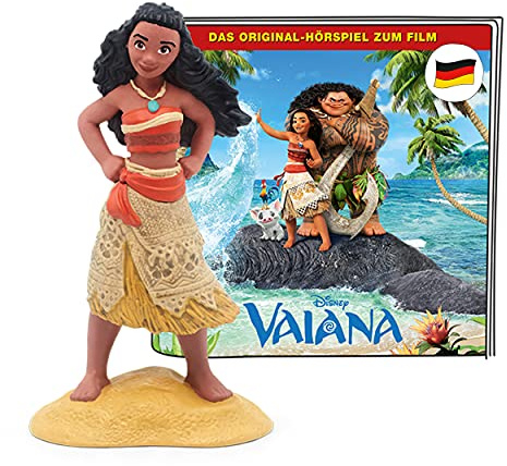 tonies Figuras auditivas para Caja Toniebox, Disney – Vaiana, Juego de Audio Original de película, para niños a Partir de 4 años, Tiempo de reproducción Aprox. 76 Minutos